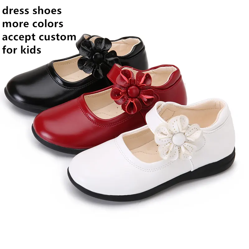 New Girl's cheaper price Factory Price China Wholesale children girl dress shoes school black school kids shoes Mary Jane Shoes