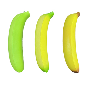 2025 nhà máy bán buôn <span class=keywords><strong>PU</strong></span> bọt chống căng thẳng giải nén bóp đồ chơi chuối vàng bóng mô phỏng trái cây bán buôn bóp đồ chơi - Product Image 5