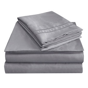 Customizable Microfiber <b>Duvet</b> <b>Cover</b> Set 4-Piece 100% Polyester Solid Soft OEKO-TEX Certified 1800TC Anti-Static - Product Image 6