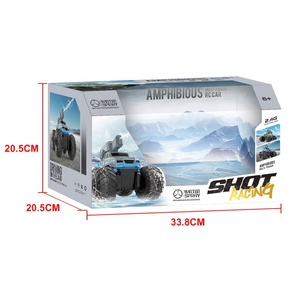 New 2 Trong 1 Đổ Bộ Xe Đồ Chơi Đài Phát Thanh Điều Khiển Xe Trẻ Em Súng Nước RC Đồ Chơi Xe Hơi Với Phun Nước - Product Image 4