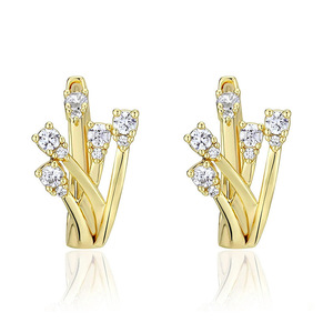 Orecchini con Design a Croce Floreale, Gioielli Eleganti e Unici per Donne, per Uso Quotidiano, Outfit da Festa, Accessorio Regalo - Product Image 1