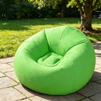 Fauteuil gonflable portable et pliable, canapé-lit gonflable, chaise longue pour soirées cinéma en plein air, camping, chambre