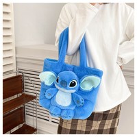 Sac à dos en peluche ours fraise en gros, sac à dos en peluche Stitch mignon pour femmes et enfants