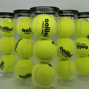 गर्म बिक्री अच्छी गुणवत्ता गेंद padel कस्टम लोगो padel टेनिस गेंद