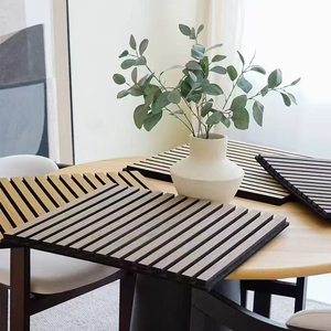 Design De Parede Interior Painéis Acústicos De Madeira Natural <span class=keywords><strong>Soundproofing</strong></span> Baixo MOQ Atacado - Product Image 4