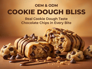 Barre protéinée OEM Nutrition <span class=keywords><strong>Cookies</strong></span> & Cream, compléments sportifs, boost d'énergie, protéines de lactosérum, poudre de protéines pour adultes, croissance musculaire organique - Product Image 2