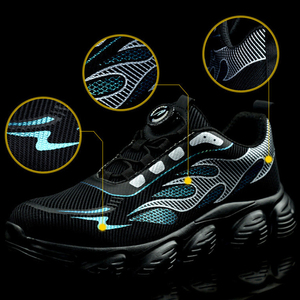 Zapatos DE <span class=keywords><strong>TRABAJO</strong></span> antideslizantes a prueba de puñaladas para exteriores, zapatos de seguridad resistentes al desgaste para hombres con punta de acero - Product Image 3
