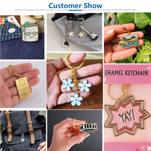 Tùy chỉnh trục xuất Elon Phản đối 1.25 inch hoạt động men Keychain với an toàn Keyring - Product Image 5