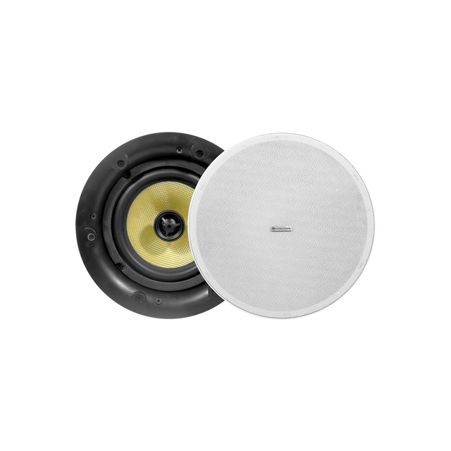 Lucky Tone ABS Rimless 6.5 Inch 50W Blue-tooth Coaxial Ceiling Speaker with Kev-lar Driver