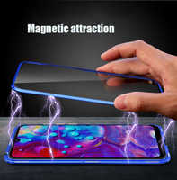 360 coque de téléphone en métal à adsorption magnétique complète pour Samsung Galaxy S20 Note 20 Ultra A50 A51 A70 A71 A50S A10 couverture