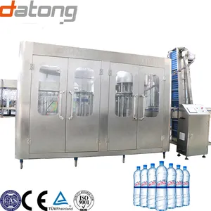 Soda nhà máy nước dự án/đầy đủ tự động chai quy mô nhỏ có ga nước giải khát Máy chiết rót