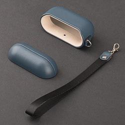 Nouveau support de porte-clés amovible de conception de trou de charge d'origine couverture personnalisée Earpods pleine fleur luxe en cuir véritable pour étui <span class=keywords><strong>Airpods</strong></span> - Product Image 4