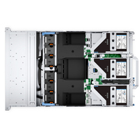 Serveur Dell PowerEdge R760 en rack pour calcul IA GPU, virtualisation cloud, HPC, centre de données d'entreprise, reconditionné, en stock