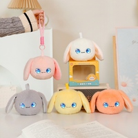 Peluche Lapin IA Électronique Interactif, Jouet Parlant 66 Langues, Compagnon Vocal Interactif, Porte-clés Poupée pour Enfants, Cadeau