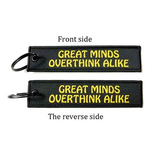 Wholesale Factory <b>Custom</b> Logo Woven Flight Embroidery New Tendency <b>Key</b> Jet Tag Keychain with Metal Ring - Product Image 3