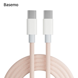 Nhà Máy Giá Pd 60W Nhanh Chóng Sạc Nylon Cáp 1M 2M Type-C Để C Tốc Độ Cao Truyền Dữ Liệu Cho Iphone Với TPE Áo Khoác - Product Image 3