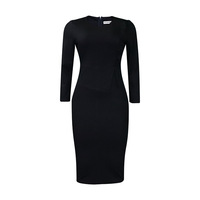 Vente en gros Robes mi-longues portefeuille pour femmes grande taille Robes de travail formelles décontractées pour dames Robe d'affaires élégante Vêtements pour femmes