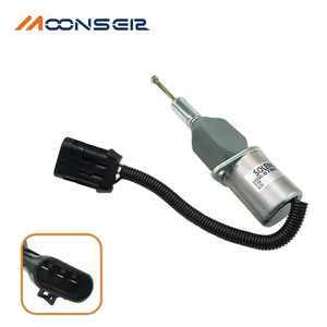 มูนส์เอียร์โซลินอยด์วาล์ว 87801213 12V ตัวตัดน้ำมันเชื้อเพลิงสำหรับเครื่องยนต์ดีเซลเครื่องจักรก่อสร้าง - Product Image 3