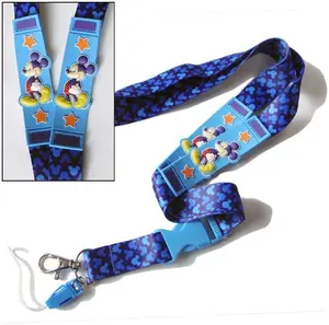 Fashion Custom Leuke Cartoon Pvc Silicon Verbinding Lanyard Met Metalen Haak