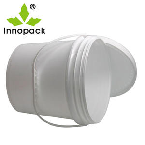 Cubo de Embalaje Innopack de 15L, Blanco, de PP Reciclable, de Grado Alimenticio, con Tapa, para Aceite y Pintura - Product Image 3