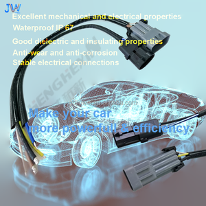 自動車ワイヤーハーネス缶詰銅IP67 PVC電子車両ブロワーエンジンファンモーターバンドルガラススリーブ機械用 - Product Image 6