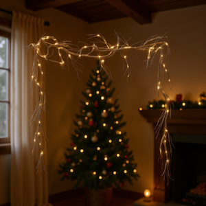 Guirnalda de Papel LED de 18 Pies con Luz Blanca Cálida, Decoraciones Festivas para Interiores y Exteriores, Clasificación IP44 - Product Image 2