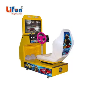 Lifun mesin game mobil balap anak-anak, dioperasikan koin harga murah untuk anak-anak