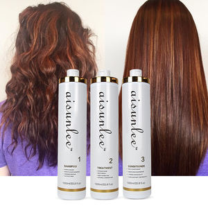 Traitement Lissant Brésilien à la Kératine et au Collagène <span class=keywords><strong>Sans</strong></span> <span class=keywords><strong>Sulfate</strong></span> 1000ml pour Cheveux - Product Image 1