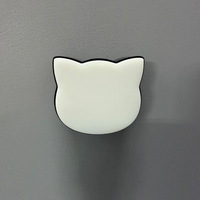 Nouveau Mini Support Lumineux LED PVC Style Chat Mignon pour Réfrigérateur, Idéal pour Concerts et Magasins Japonais FamilyMart