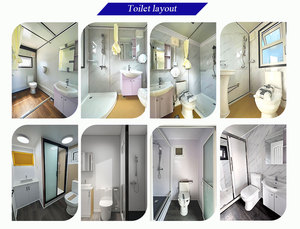 Maison en conteneur préfabriquée de luxe 12m Solution de vie <span class=keywords><strong>premium</strong></span> 4 pièces pour villas haut de gamme et bureaux - Product Image 3