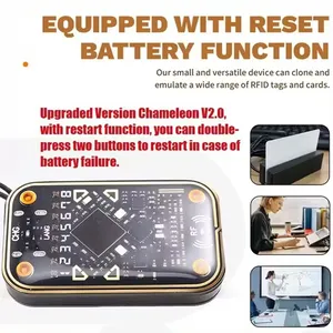 Con số-tắc kè hoa siêu v2.0 RFID thông minh chip Reader emulator 2xuid <span class=keywords><strong>Keychain</strong></span>/cuid thẻ giải mã NFC duplicator kiểm soát truy cập 125Khz - Product Image 4