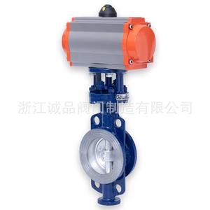 Vanne papillon pneumatique à triple décalage D673H-16, joint étanche, acier moulé et acier inoxydable, conception en gaufre - Product Image 5