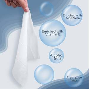 Lingettes corporelles extra épaisses pour adultes, lingettes humides jetables en tissu, nettoyage sans rinçage, lingettes de bain - Product Image 6