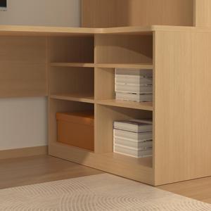 <span class=keywords><strong>Lit</strong></span> superposé en bois avec bureau durable, rangement, escaliers et étagères <span class=keywords><strong>pour</strong></span> garçons et filles, utilisé dans la chambre, l'appartement, le dortoir étudiant - Product Image 4