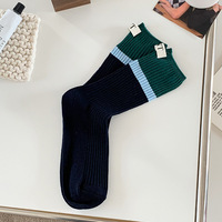 Chaussettes de rue pour femmes, en Patchwork, à la mode