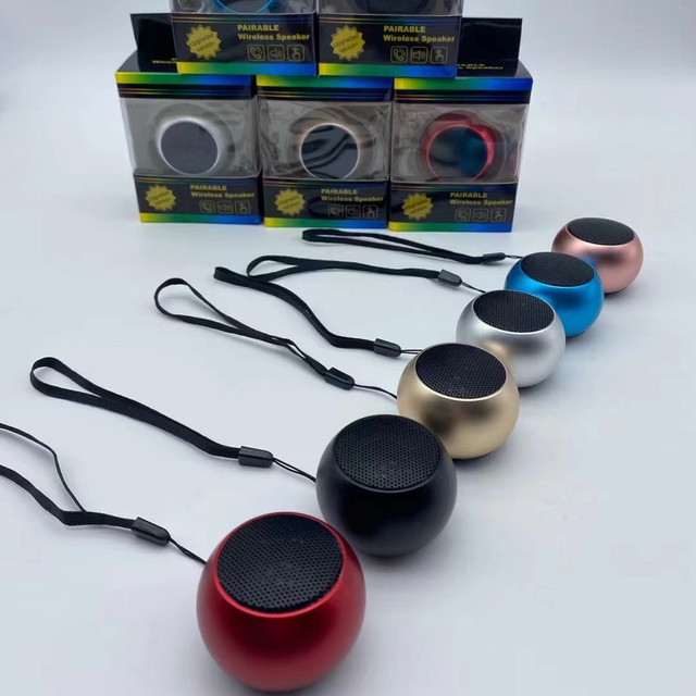Small Portable Loudspeaker M3 Rechargeable Colorful Mini Wireless BT Speaker for Mobile Phone Music Mini Wireless Speaker