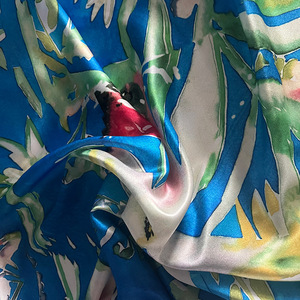 Tela de Seda Italiana 100% Satén, Lisa, de Lujo, Estampada, para Vestidos de Mujer, Ropa de Cama, Venta al Por Mayor - Product Image 6