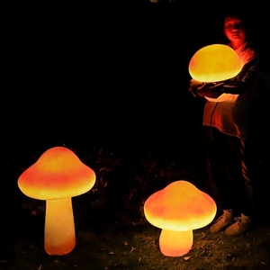 Ngoài trời IP65 <span class=keywords><strong>LED</strong></span> phát sáng đèn Nấm trang trí sân vườn sáng tạo với tác phẩm điêu khắc không thấm nước cho cảnh quan và chiếu sáng bãi cỏ - Product Image 3