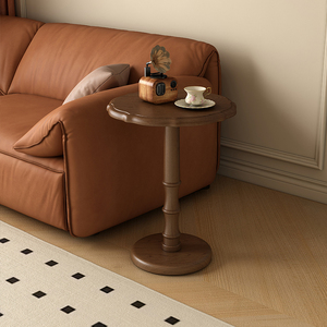 Mesa auxiliar de madera negra de estilo nórdico moderno para oficina en casa y dormitorio de Hotel muebles de esquina de sala de estar [mesas de centro] - Product Image 4