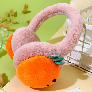 Couvre-oreilles pour petites filles, accessoire d'hiver, en fourrure, joli et chaud, 1 pièce - Product Image 4