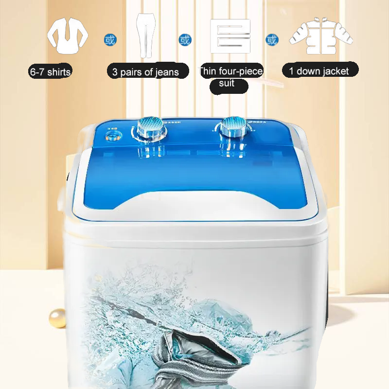 家電 Washing Machine 7kg Hot Sale Electric 7KG Semi-automatic Washing Machine Drain Basket