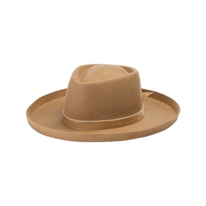 Wholesale New Hot Sale Resort Party Show Dress Luxury Pork Pie Fedora <strong>Hats</strong> 100% Wool Felt <strong>Hat</strong> for Women <strong>Lady</strong> <strong>Winter</strong> - Product Image 6