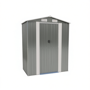 Caseta de Jardín de Acero Galvanizado Gris Claro 75.6x42.5x87.8, Solución de Almacenamiento - Product Image 1