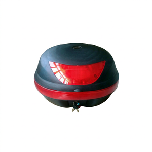 Top <b>Case</b> Tail Boxes Black PP Material 28 LTR 45.5cm X 38.5cm X 31cm Universal Motorcycle - Product Image 1