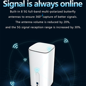 เราเตอร์ไร้สาย Global Network 5G NR 4G LTE WiFi6 พร้อมช่องใส่ซิมการ์ด AX1800 โมเด็มบรอดแบนด์แบบดูอัลแบนด์ ราคาประหยัด รองรับ Mesh WiFi ปลดล็อค - Product Image 6