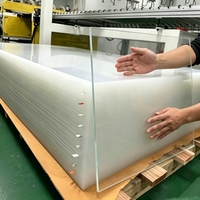 Plaque diffuseur de lumière en acrylique transparent 4x8 pi (1220x2440 mm) de 1,5 mm, 2 mm, 3 mm, 5 mm pour enseignes LED