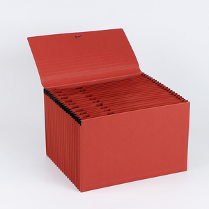 Oem 21 Túi A4 trường tài liệu nộp hồ sơ Organizer mở rộng tập tin thư mục Kraft Giấy cao su ban nhạc Ví tài liệu tổ chức - Product Image 4