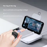 Télécommande portable intelligente rechargeable BT Ring Tiktok pour téléphone portable, selfie, photo, retourneur de page, contrôleur de vidéo