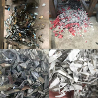 Déchiqueteur multifonctionnel à entraînement par engrenages de grande puissance 44 kW pour le recyclage des déchets métallurgiques en acier inoxydable, aluminium et copeaux de plastique usagés