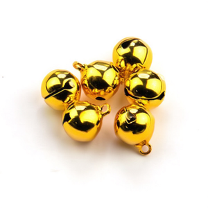 Ilan Cascabel Campanas Doradas de 14mm, Suministros para Manualidades, 6 Piezas - Product Image 1